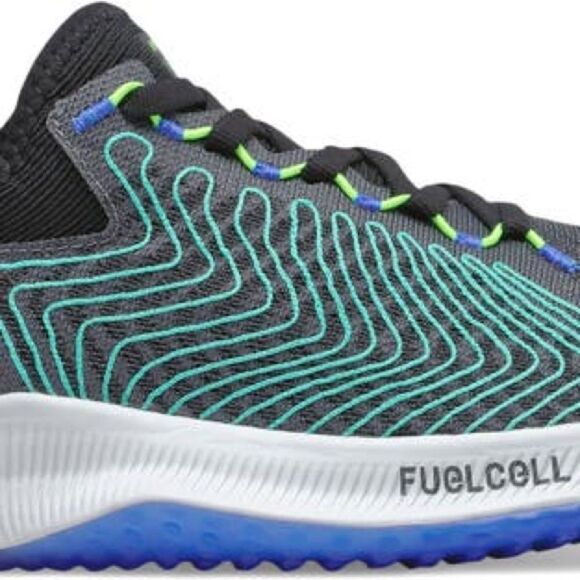 NEW Balance FuelCell Rebel Running Shoe in black and‎ blue main image 6